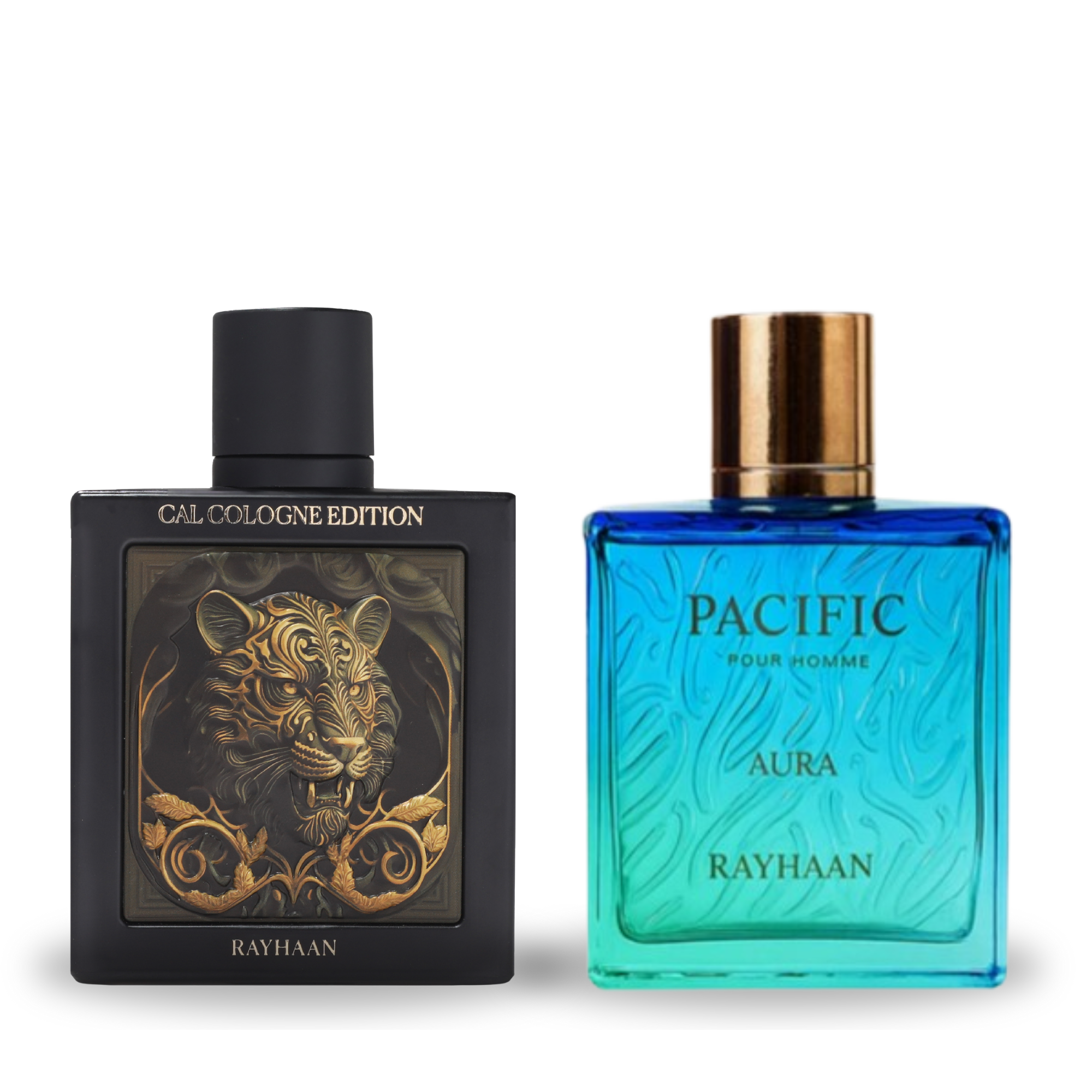 Rayhaan Tiger Cal Cologne + Pacific Aura (save £20.01) - dxb perfume