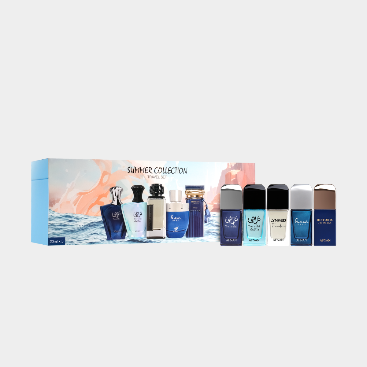 AFNAN SUMMER COLLECTION TRAVEL SET 20ML (SET OF 5)