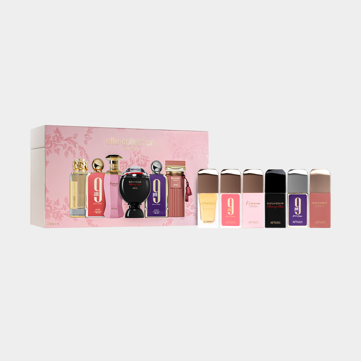 AFNAN ELLE COLLECTION TRAVEL SET 20ML (SET OF 6)