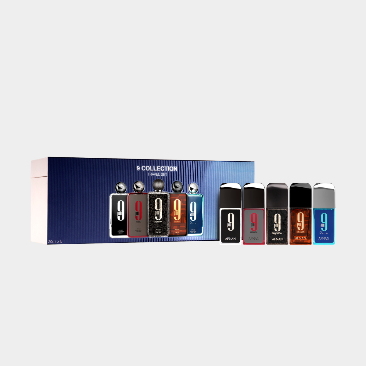 AFNAN 9 COLLECTION TRAVEL SET 20ML (SET OF 5)