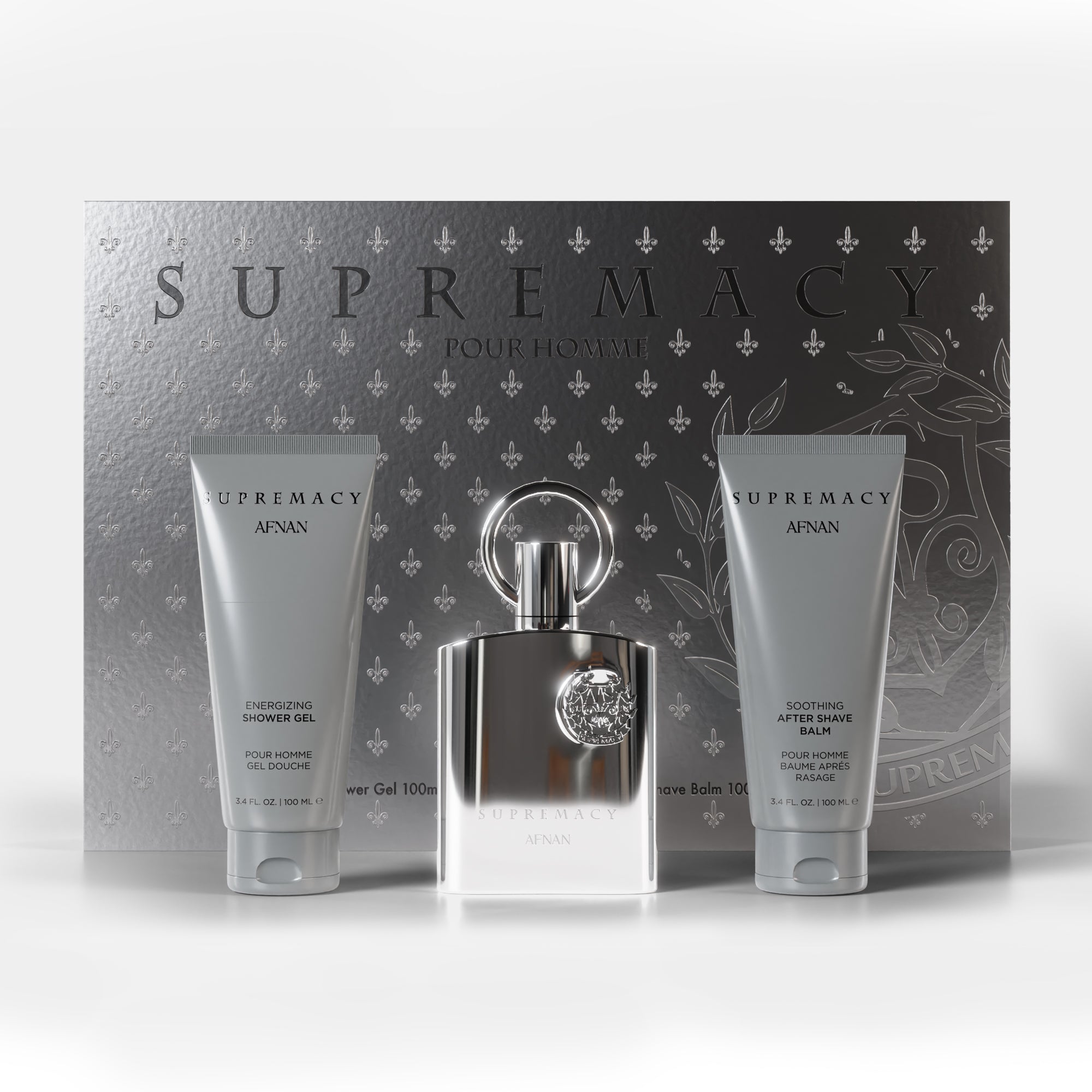 Afnan Supremacy Silver Gift Set
